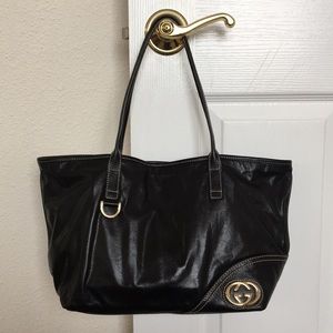 Gucci New Britt Leather Tote